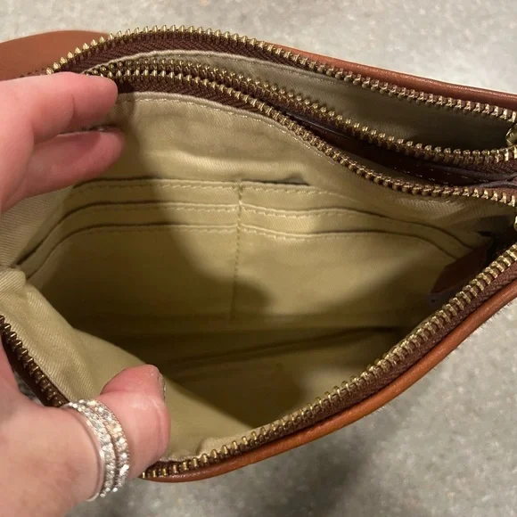 Fossil Memoir calf hair mini purse - Picture 9 of 14